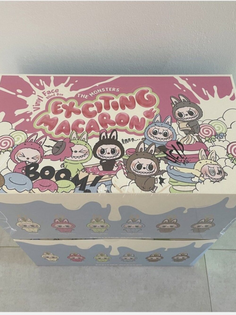 Exciting Macaron Labubu Full Set Popmart Collectible